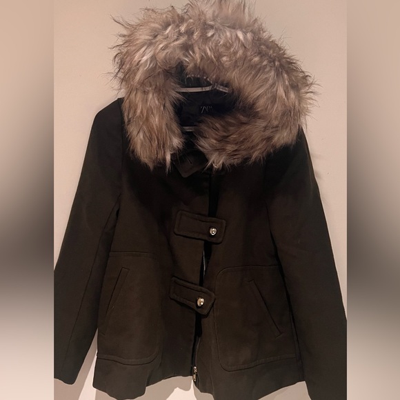 Zara poncho coat - Picture 1 of 6